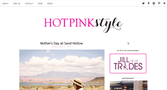 Desktop Screenshot of hotpinkstylejill.com